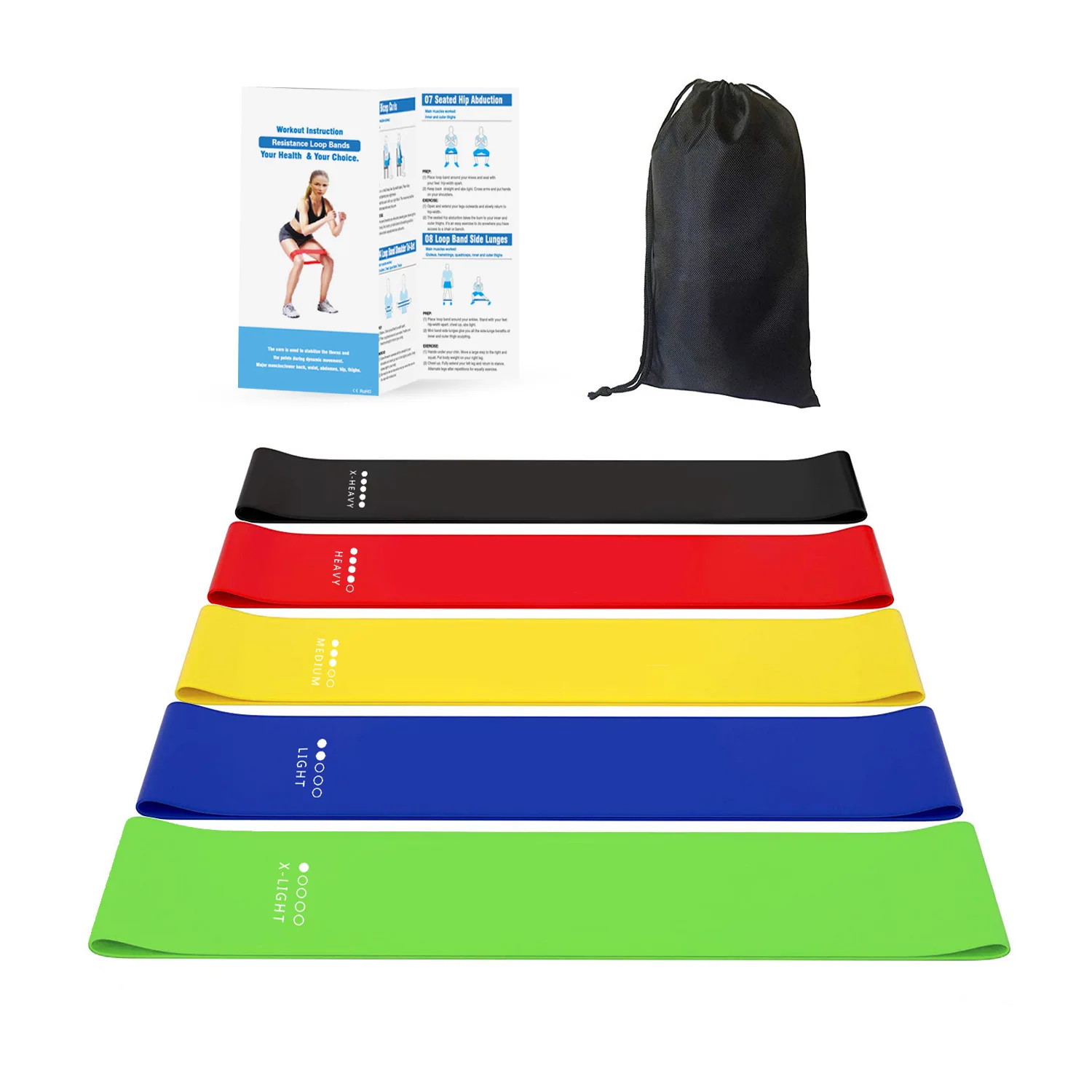 

Wholesale Custom Logo Elastic Resistance Bands For Fitness, Custom color