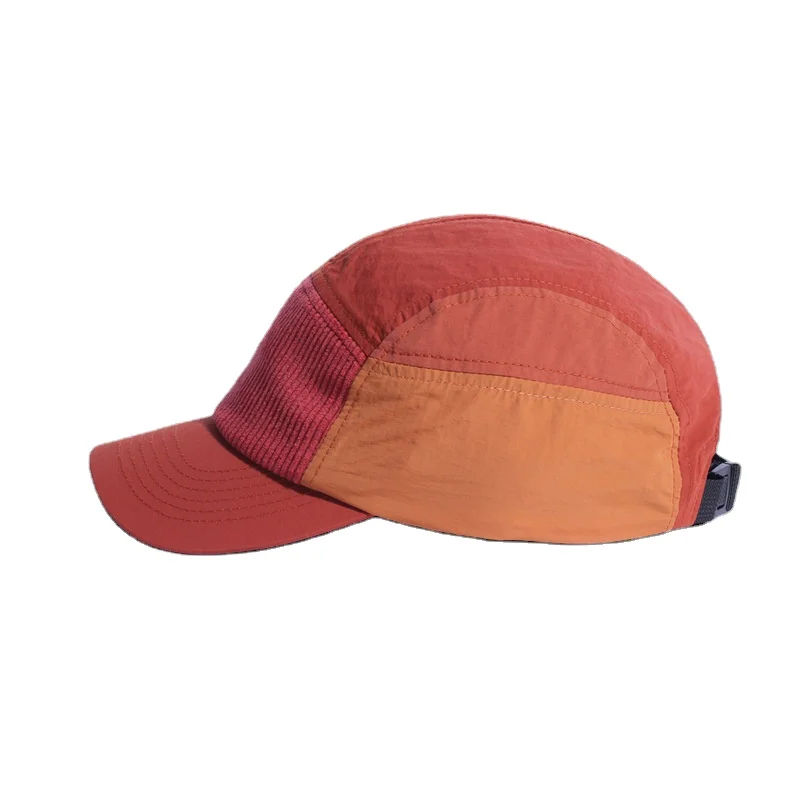 

New designs nylon corduroy mix multi color outside sport camping casual unstructured 7 panels Hats Corduroy Camper Hat