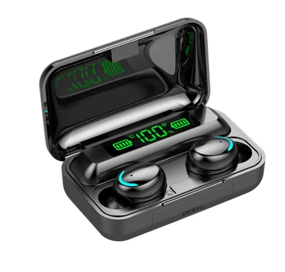 

2021 Factory Price F9-34 Tws Wireless Earphones Powerbank LCD Display F9 Earbuds Wireless Headphones