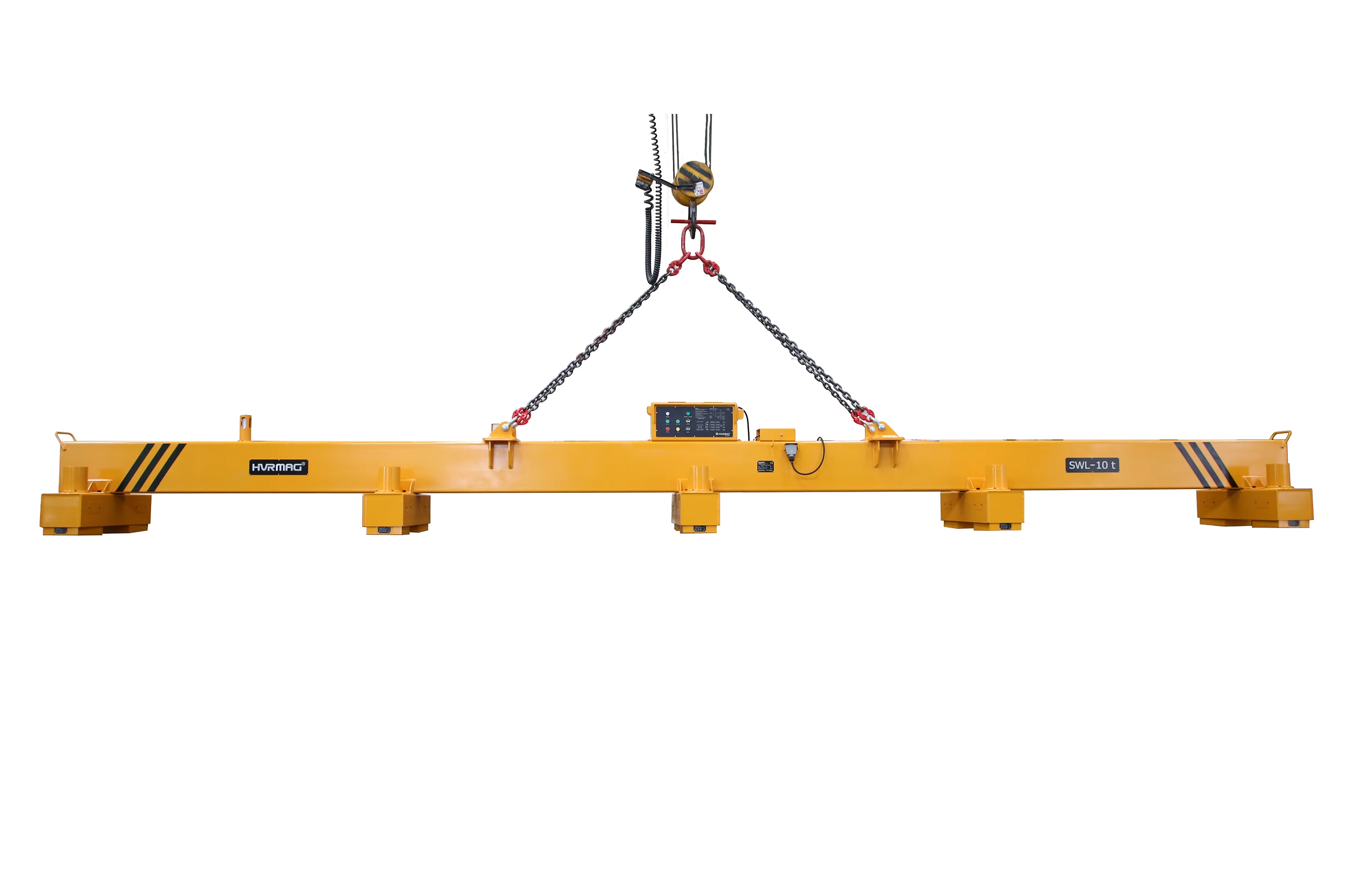 中国工厂10吨重型电动永磁升降机用于钢板处理