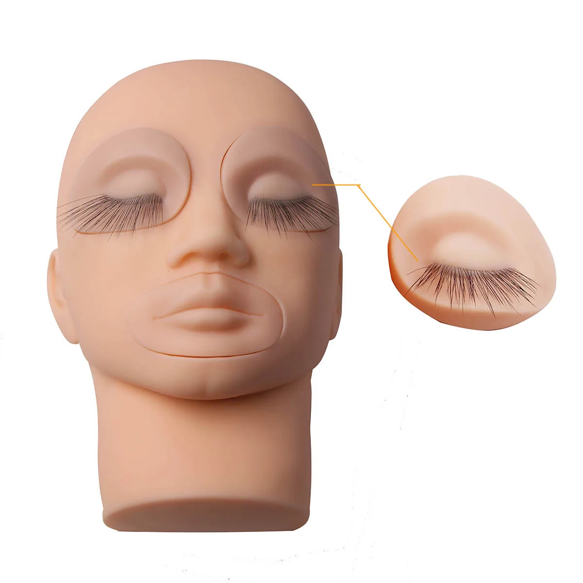 

A-RIX New Technology Training Mannequin Head Without Practice Eyelash Mannequin Head