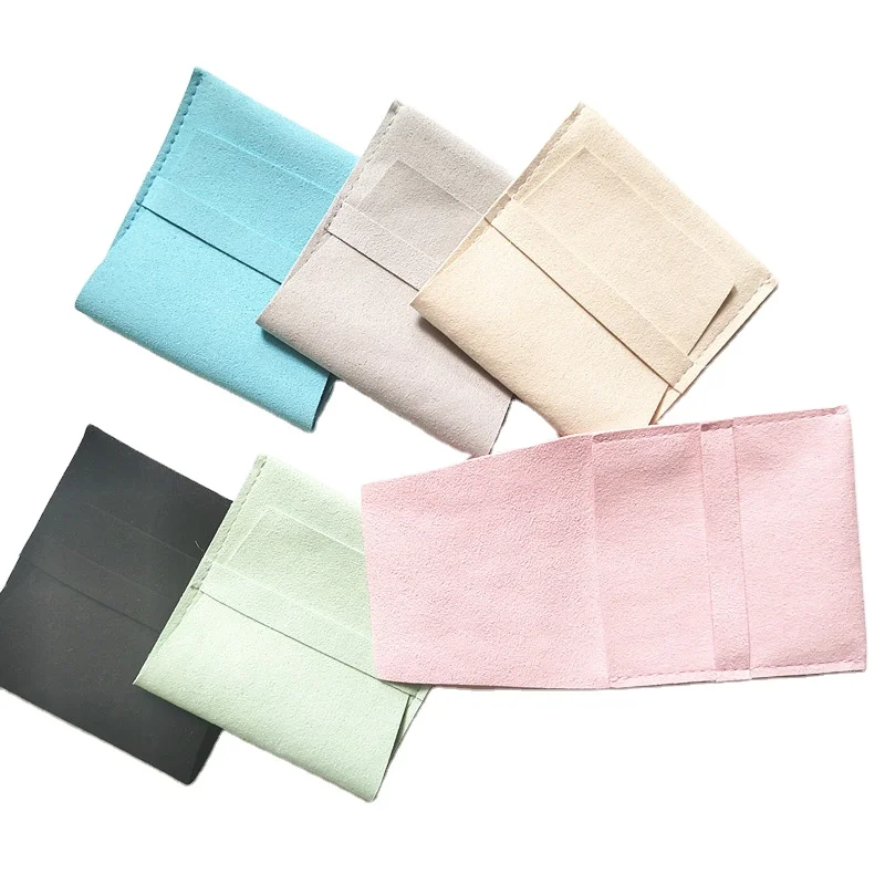 

goods in stock multifunction Velvet Microfiber Jewelry Bag Packaging Jewelry Pouch