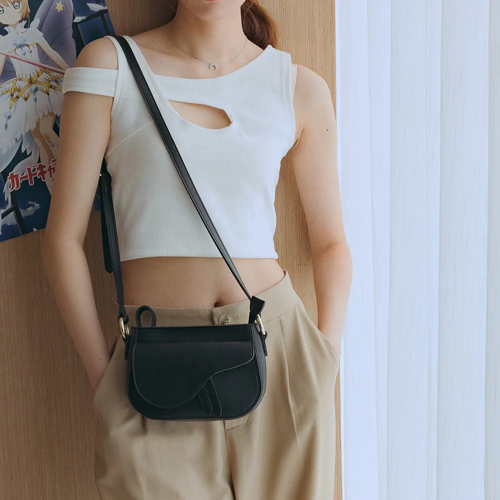 

ladies crossbody bag women 2020 new design korean fashion saddle bag