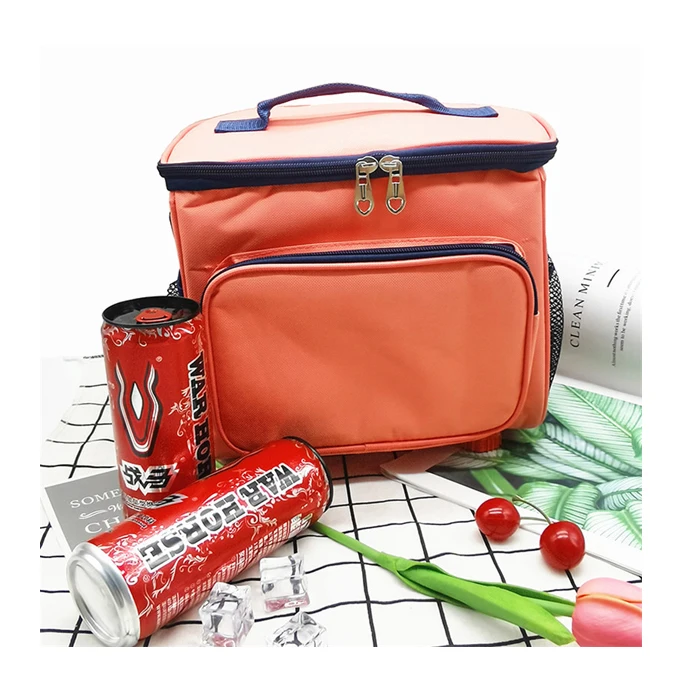 

Large Waterproof Portable Dual Compartment Camping Shoulder Picnic Beach Ice Wine Insulated Lunch Cooler Bag Tote Thermal Insula