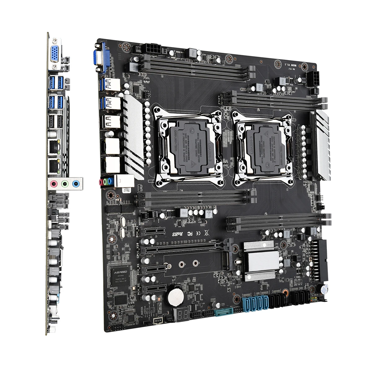 

durable unlocked motherboard X99 Dual CPU E-ATX Board LGA2011 DDR4 mainboard systemboard