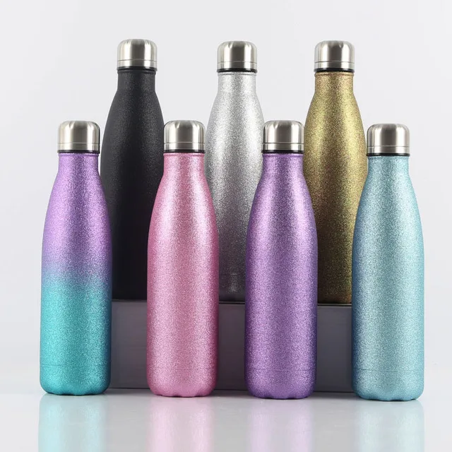 

500ml Double-Wall Thermos Insulated Vacuum Flask Stainless Steel Water Bottles Gym Sports Cup Therm Portable Thermoses