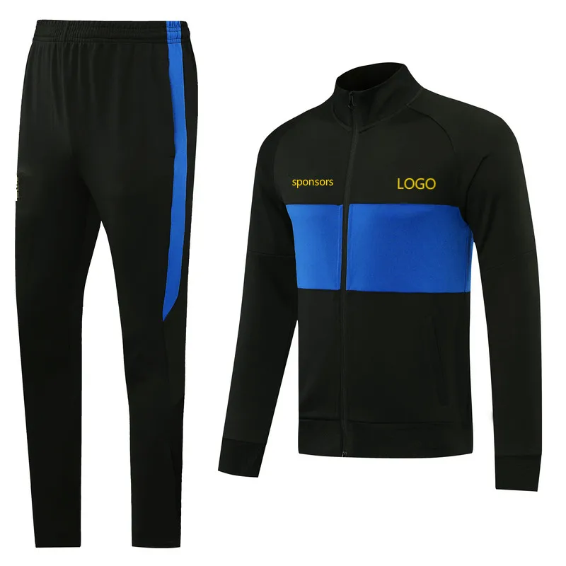 

2020-2021inter new season soccer tracksuit soccer player jacket full zipper training suit, Different color can be made