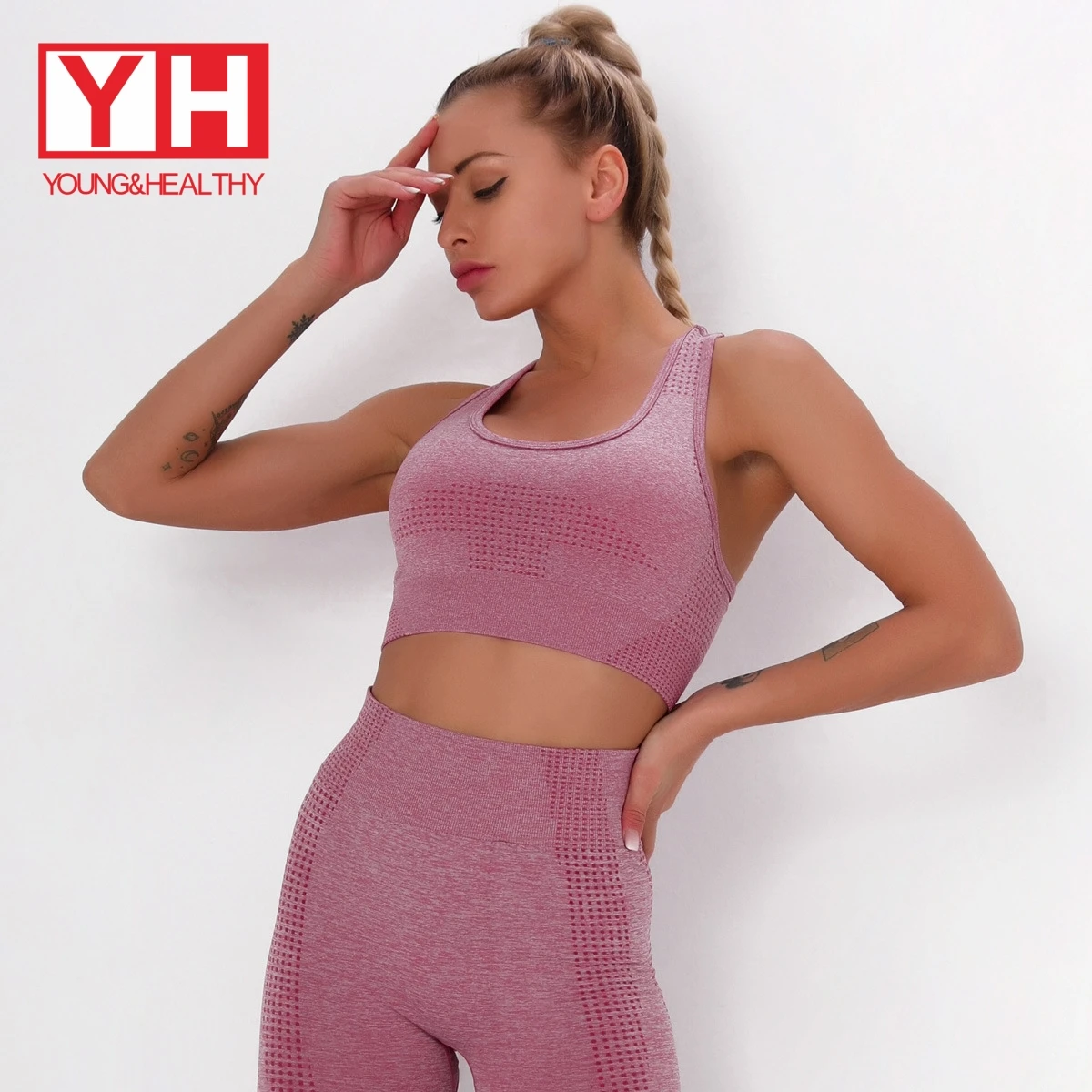 

Top Quality Nylon Spandex In-Stock Women Top Fitness Workout Bras For Gym