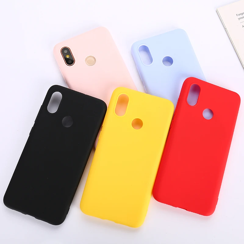 

Color TPU Silicone Case For Xiaomi Redmi Note 6 5 7 8 Pro Redmi 7 6A 7A Matte Case For Xiaomi Mi 9 SE Mi 9T Mi8 Lite Mi A2 A1 A3