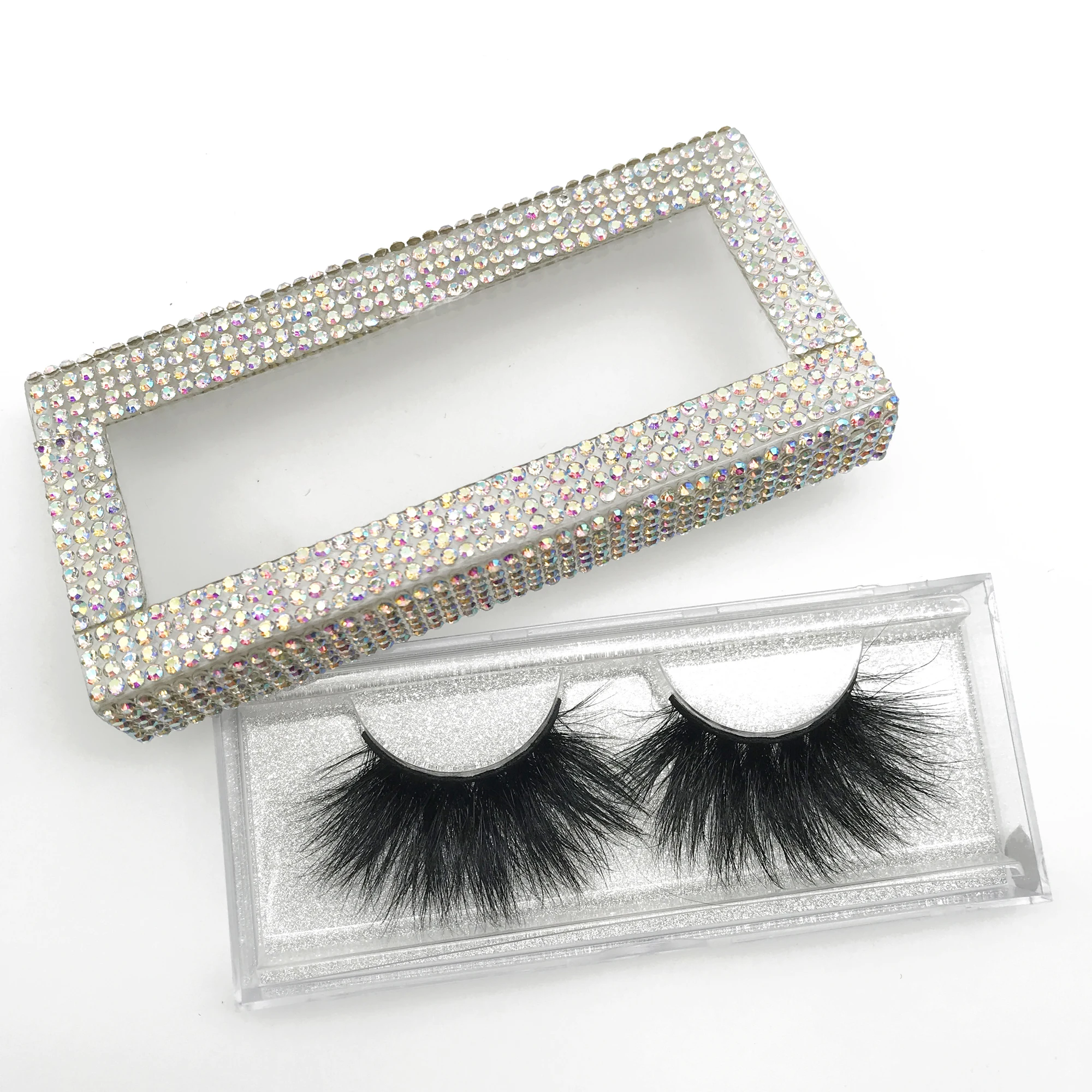 

Top Quality Wholesale 100% private label lashes real mink 25mm free sample Eyelashes Vendor