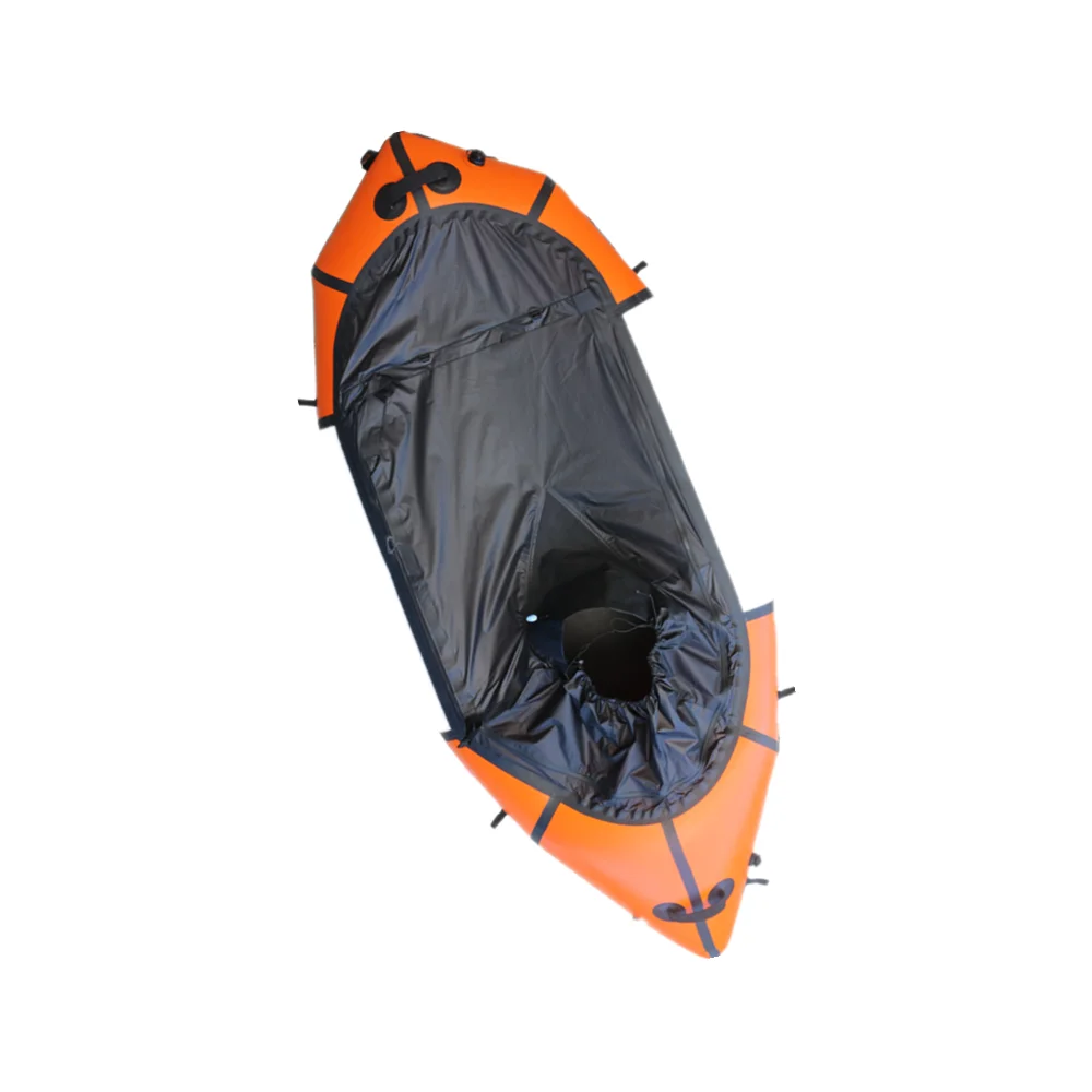 

Fashion Design Cheap Price Pvc Whitewater Packrfat Rudder Fishing Hunting Inflatable Packraft Kajak Sale, All the customized pvc color