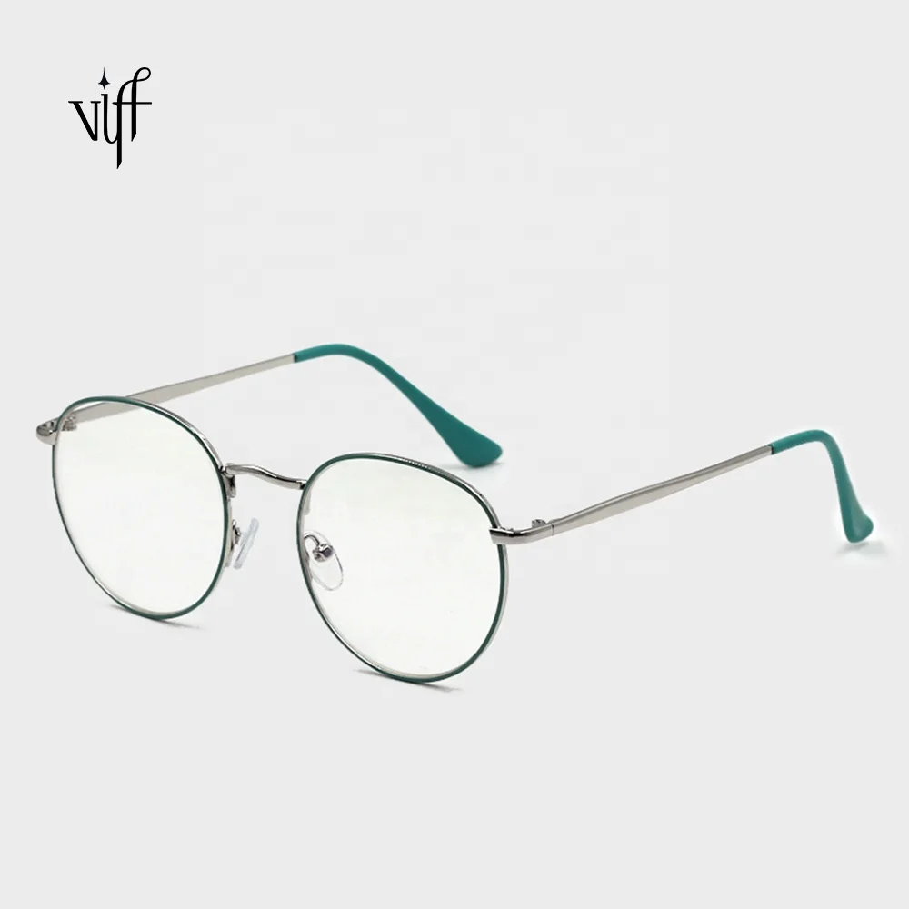 

Retro Reading Sunglasses HM18262 VIFF Metal Frame Optical Anti Bule Light Computer Reading Glasses, Multi and oem