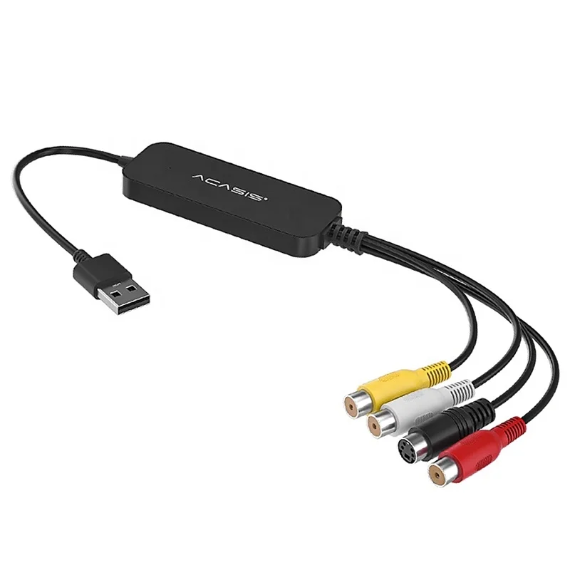 

ACASIS Capture Card USB2.0 to AV Video Single-Channel Capture Card Support WIN7/8/10 Video Capture Recording