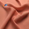 Solid Dyed Plain 100% Polyester Dobby Georgette Fabric with metallic fabric For Dress