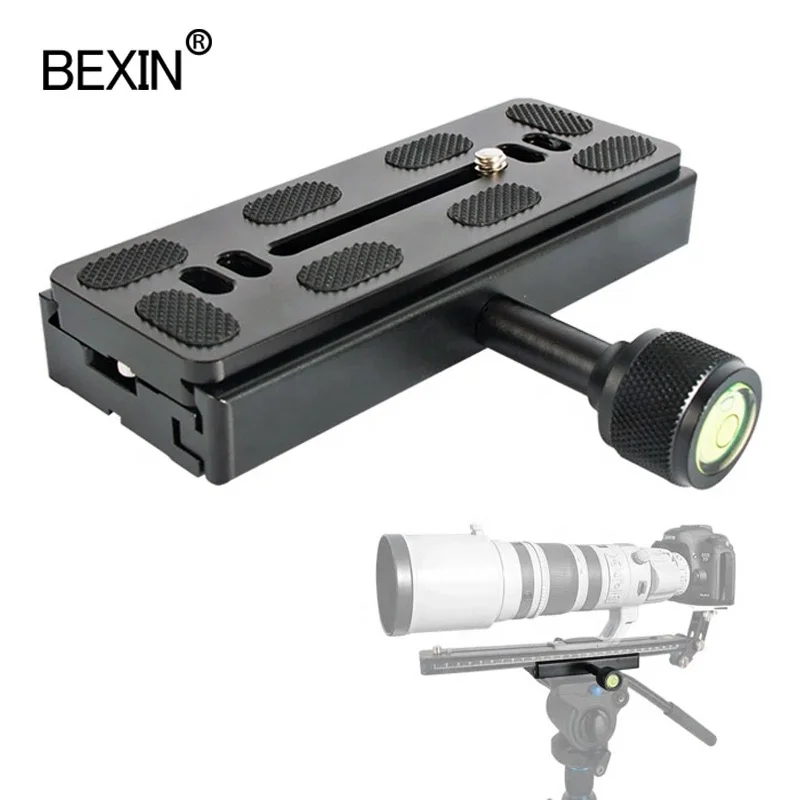 

BEXIN factory wholesale professional camera clamp telephoto quick release plate holder quick release clamp for dslr camera, Balck