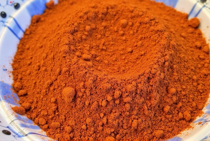 Colorful array of spices on a rack