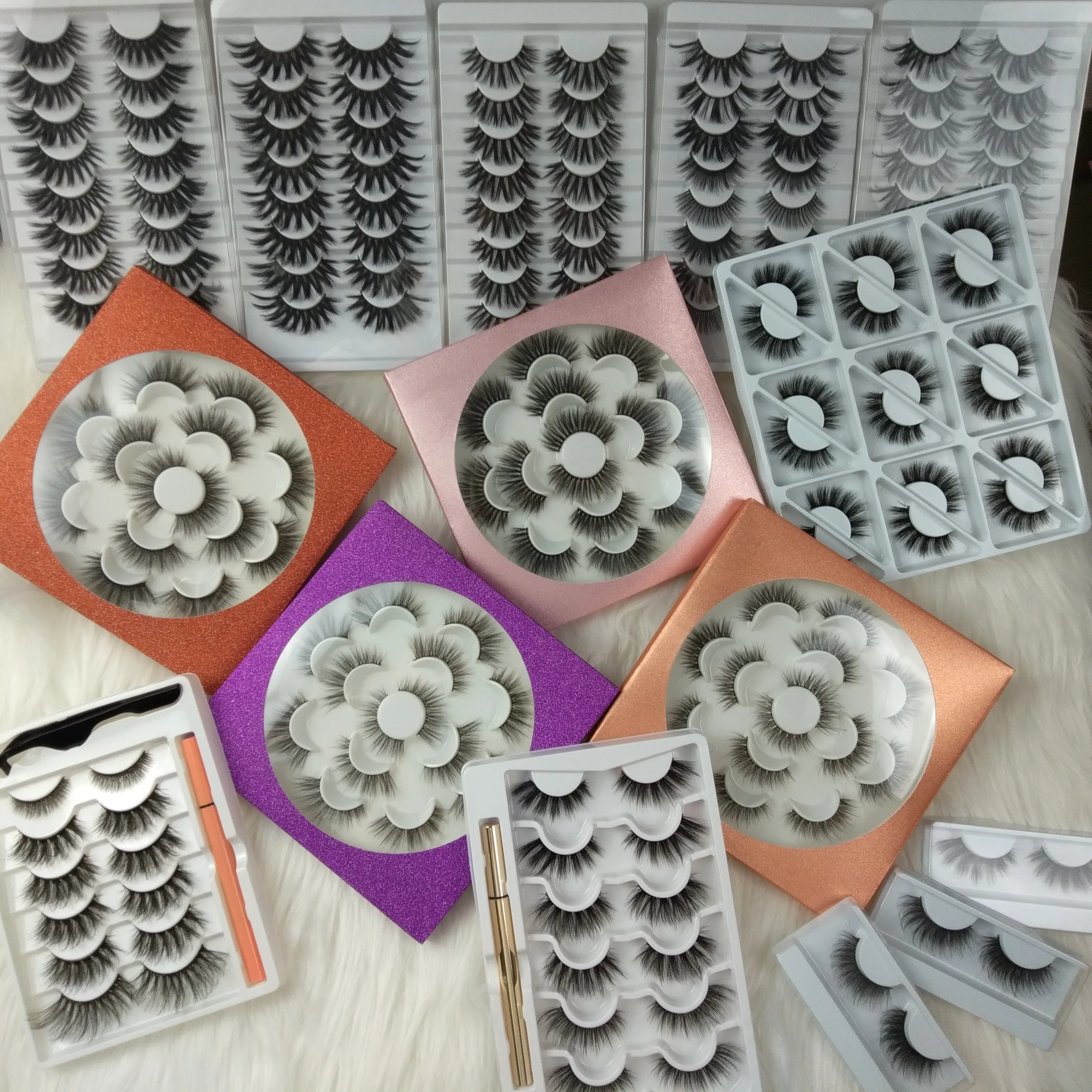 

custom lashes packaging eyelash trays wholesale eyelash vendor customized boxes, Mixed