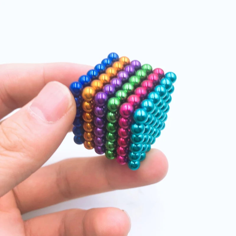 Colorful Ball 216pcs 5mm Neodymium Square Balls