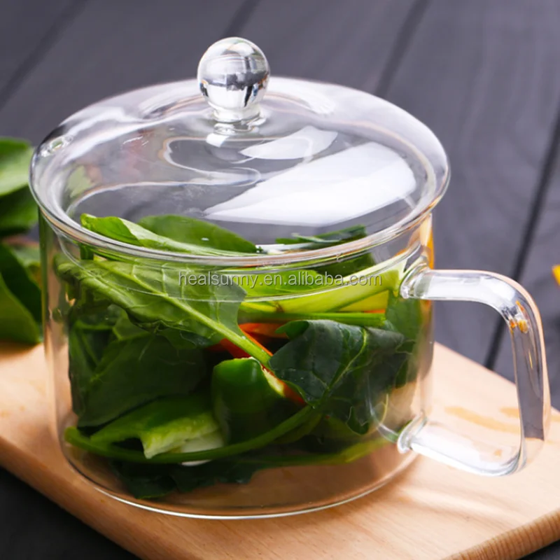 

Heat-resistant glass transparent glass pot cooking pot for home