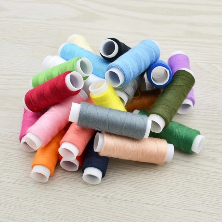 Wholesale Cheap 40/2 24 Colors 120Y/spool Polyester DIY Accessories ...
