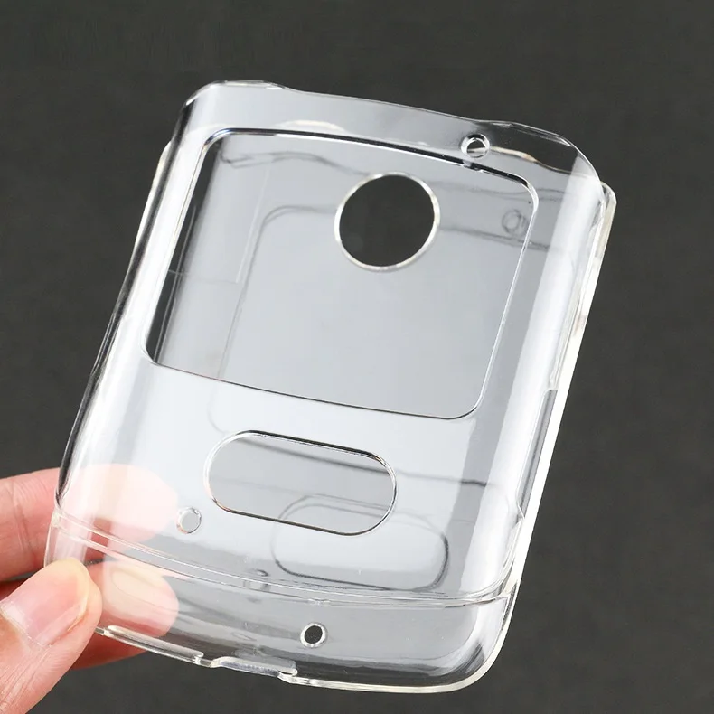 

For Motorola Moto Razr 5G Anti Shock Simple Plastic Hard Back Transparent Clear PC Mobile Phone Cases Cover