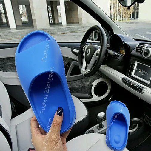 

drop shipping light blue yeezy slides yezzy slippers colorful for womens and ladies