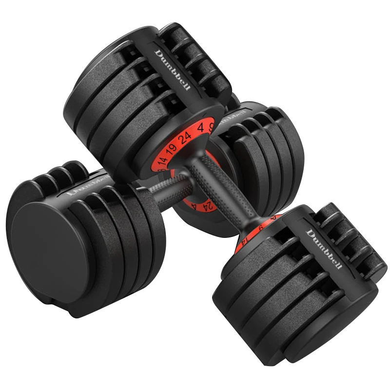 

Unisex household gymnasium home gym test 20kg 25kg 32kg 40 kg adjustable dumbbells weights, Black