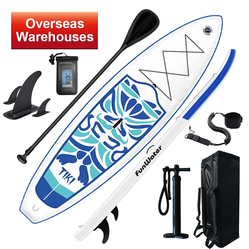 

FUNWATER drop shipping sup paddle boards inflatable stand up paddle board surf accessories surf leashes for unisex