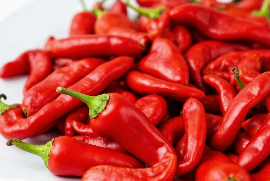 Close-up of cayenne pepper pods showing vibrant red color and texture for health effects article