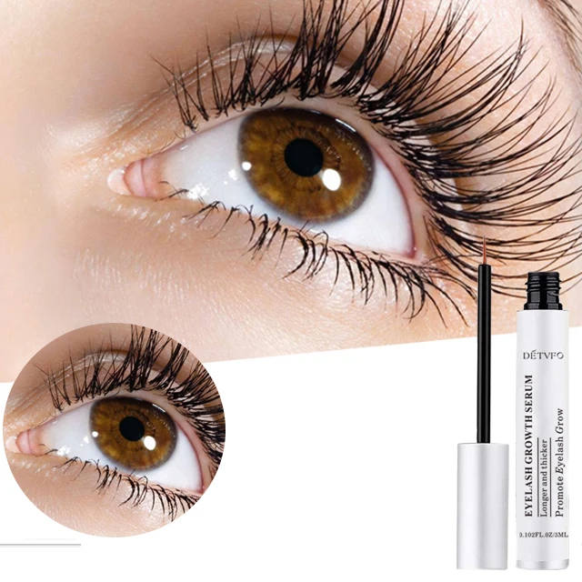 

Organic Wholesale Natural Custom Eyebrow Enhancer Boost Grow Liquid Lash Growth Serum Private Label Eyelash Serum