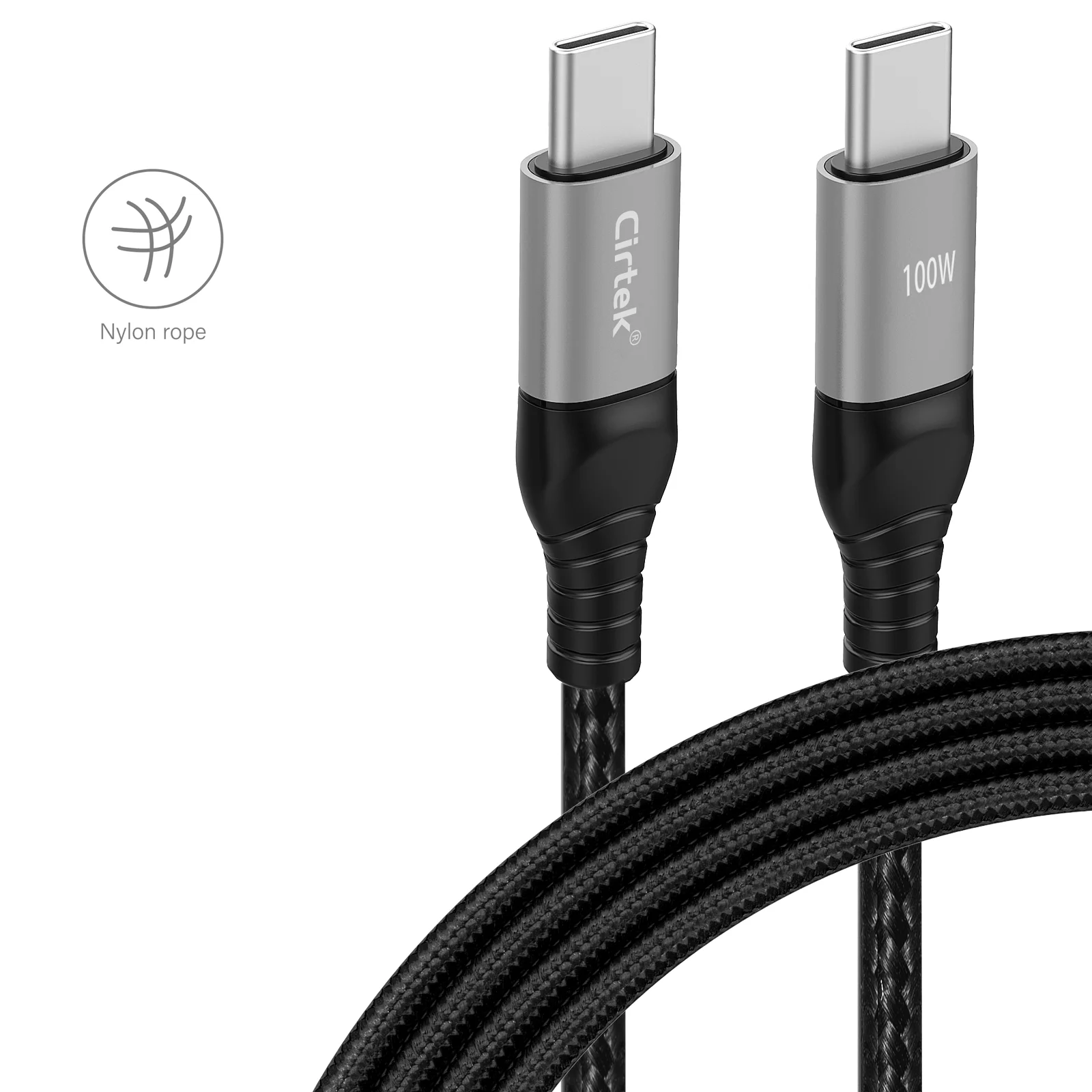 

Cirtek free shipping nylon rope 1M 100W 5A usb type c cable usb data cable micro usb cable buy with e-marker chip for android