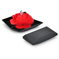 

2019 Newest and Popular Jewelry box Rose Flower Engagement Ring box