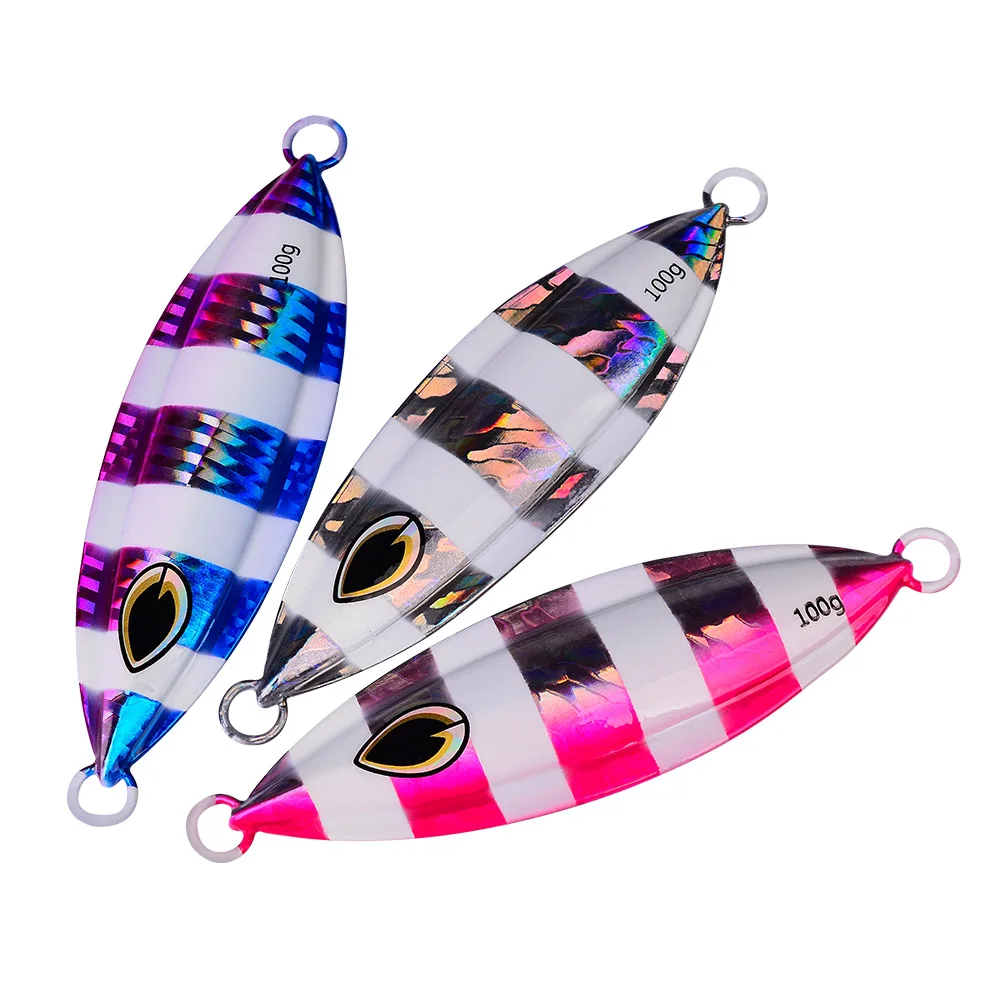 

Free Sample Spoon Sequins Fishing Lures Saltwater Metal Jigging Lures Fishing, 5 colors