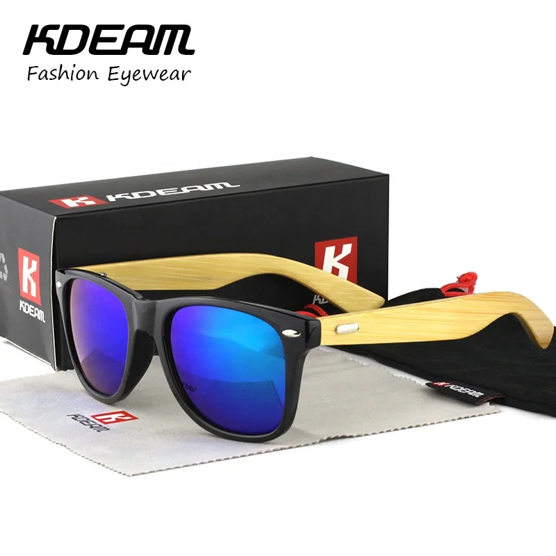 

KDEAM 2019 trendy sunglasses classic anti uv400 polarized wood sunglasses custom, Custom colors
