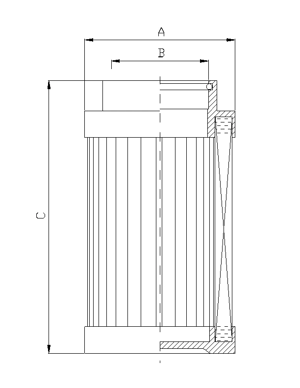 high pressure hydraulic oil filter element