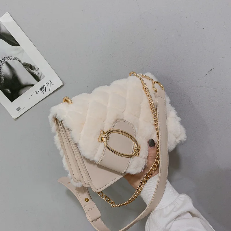 

2021 Fashion Hot Selling Furry Purses Designer Handbags for Women Hand Bags