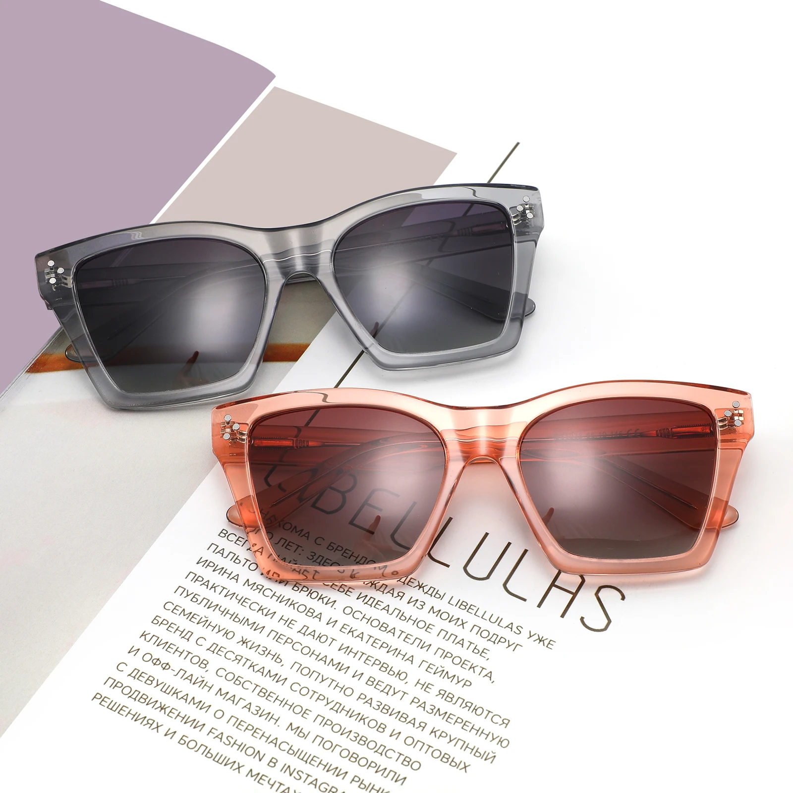 

2022 new arrivals high end quality acetate sunglasses for women