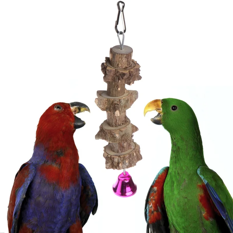 

Hanging Cage Pepper Pet Parrot Molar Toy Interesting Gnawing String Parrot Toy Multifunction Pet Bird, Photo color