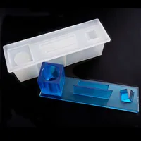 

Pen Holder Resin Molds - DIY Pencil Holder Silicone Mold, Concrete Plaster Cement Pen Pencil Holder Molds GJMJ053