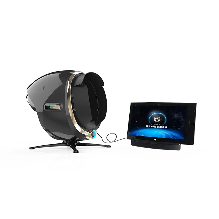 

Wholesales 2 In 1 Led Mirror Intelligent Skin Analysis System 3D Digital Facial Analysis Skin Analyzer Machine, Black/white