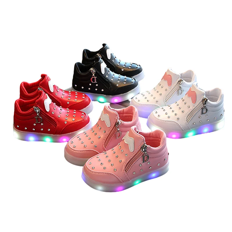

Children Casual Shoes Led Light Baby Sneaker Shoes Kids