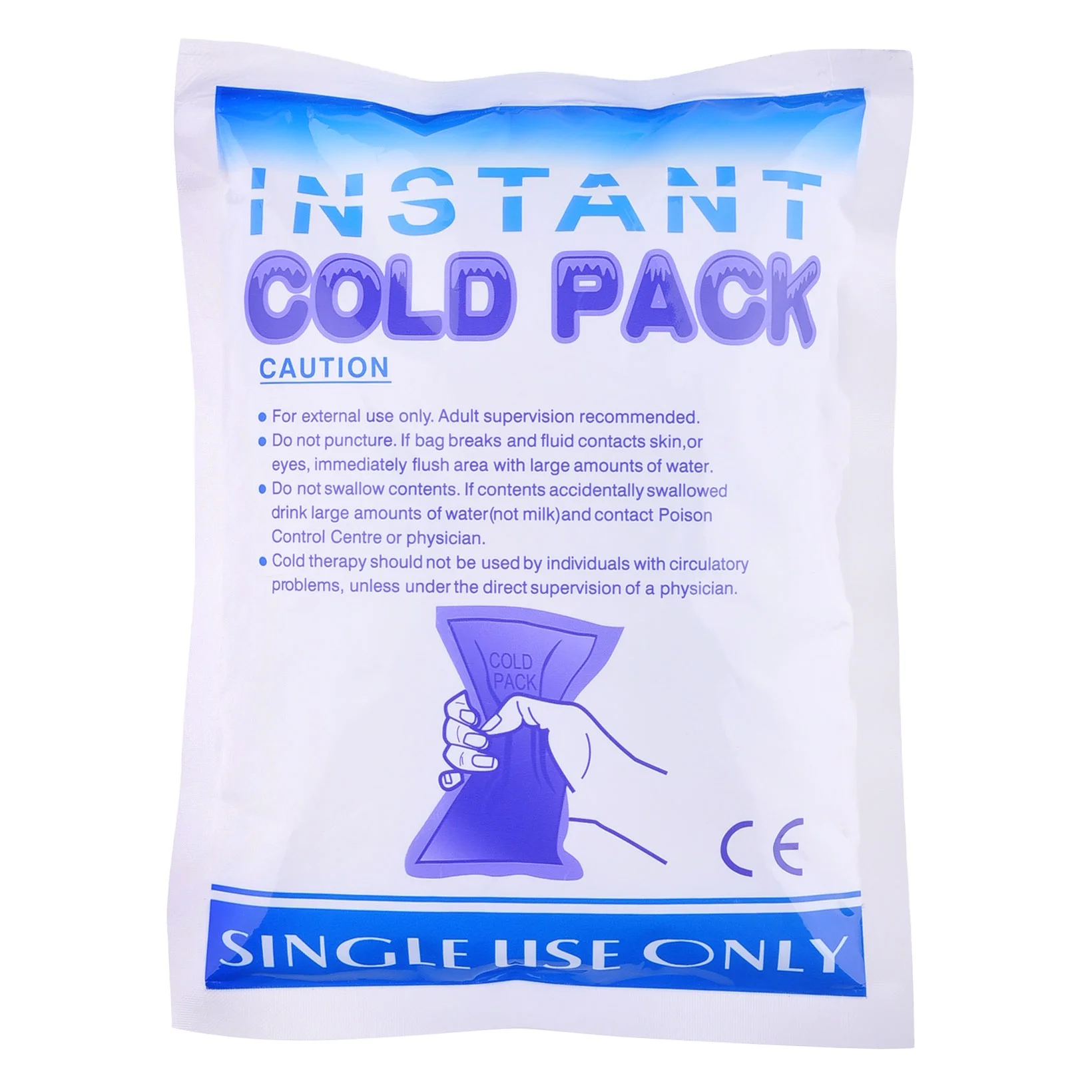 Pe Compressed Disposable Instant Cold Pack Rehabilitation Therapy