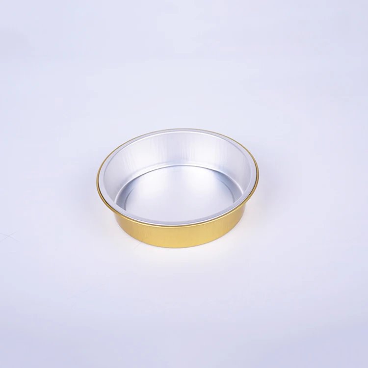 Healthy Colorful Bakery Pan Disposable Microwave Pie Pans Aluminum Foil