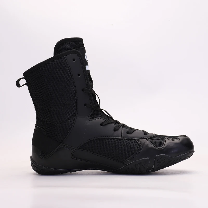 

Training Sports Boxing Shoes Wrestling Boots Non Slip Make Custom Wrestling Shoes, Black,black red,black and silver,black gold