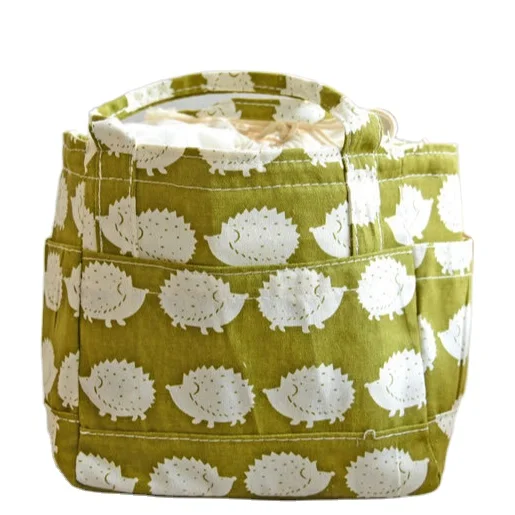 

Cartoon hedgehog light weight lunch kit tote portable insulated picnic lunch bags