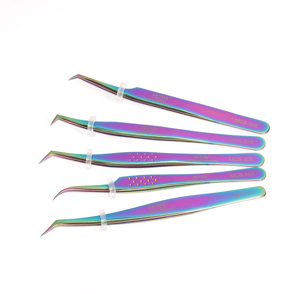 

Wholesale Slant Other Hand Tools Automatic Curler Lashes Stainless Steel Eyebrow Eyelash Tweezers Set, Colorful