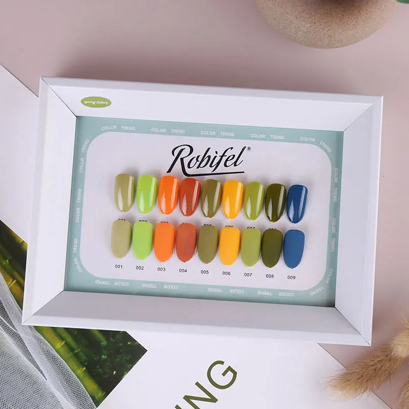 

2021 Hot Sale Newest Formula Gel Color Nail Gel Polish For Customize Brand 9 colors