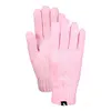 Adult striped dark color winter gloves warm soft simple style gloves