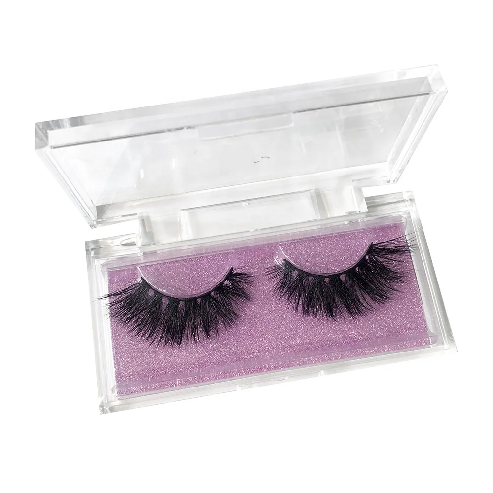 

Wholesales Private Label Full Strip Lashes Customized Packaging Synthetic 3D magnetic Lashes Siberian Mink False Eyelashes, Black