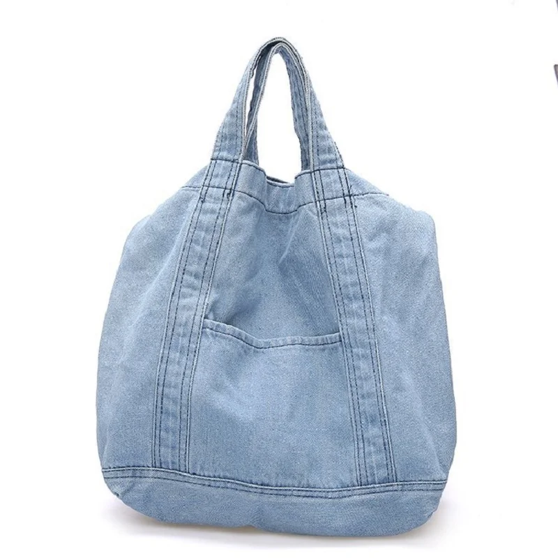 

Hot-sale Fashion Denim color Shoulder bag women with big Capacity